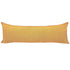 Artisan Hand Loomed Cotton Lumbar Pillow - Yellow Diamonds - 16"x48" - ARCADIA HOME